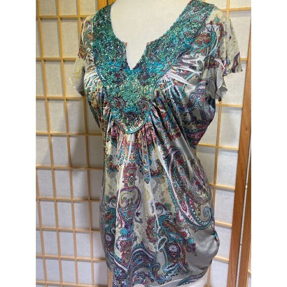 Covington Med Embellished Top  - Picture 1 of 16